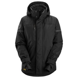 Veste de travail hiver imperméable Snickers Workwear Shell 1177 – coloris Noir/Noir – vue principale