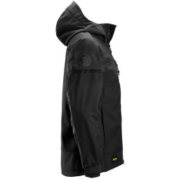 Veste Softshell de travail Snickers Workwear 1226 – coloris Noir/Noir – vue 1