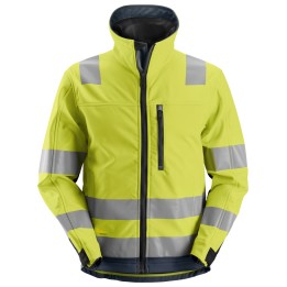 Veste Softshell de travail haute visibilité imperméable Snickers Workwear Shell 1230 – vue principale