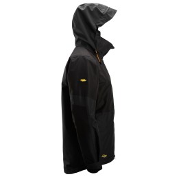 Veste Softshell de travail imperméable Snickers Workwear Shell 1304 – coloris Noir/Noir – vue 1