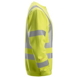 Sweat-shirt de travail Snickers Workwear 2863 – coloris Jaune haute Visibilité – vue 1