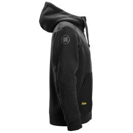 Sweat à capuche de travail Snickers Workwear 2875 – coloris Noir/Noir – vue 1