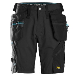 Short de travail Snickers Workwear 6110 – coloris Noir/Noir – vue principale