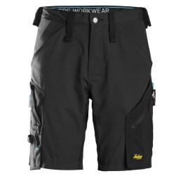 Short de travail Snickers Workwear 6112 – coloris Noir/Noir – vue principale