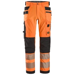 Pantalon de travail Snickers Workwear 6232 – coloris Orange Haute Visibilité/Noir – vue principale