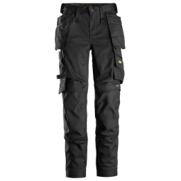 Pantalon de travail stretch Snickers Workwear 6247 – coloris Noir/Noir – vue principale