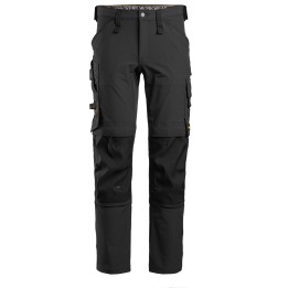 Pantalon de travail stretch Snickers Workwear 6371 – coloris Noir/Noir – vue principale