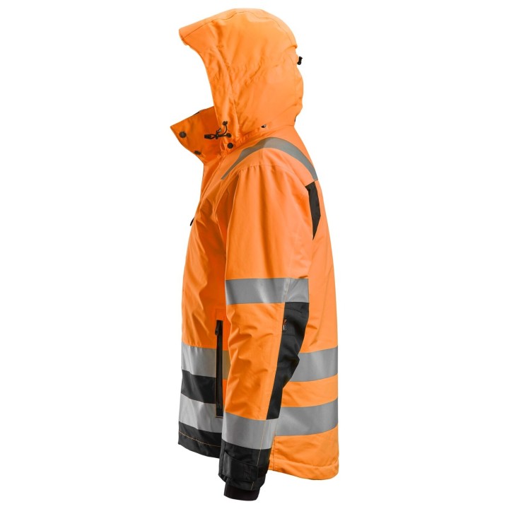 Veste de travail hiver haute visibilité imperméable Snickers Workwear AW HV WP 37.5 Ins Jkt CL3 1132