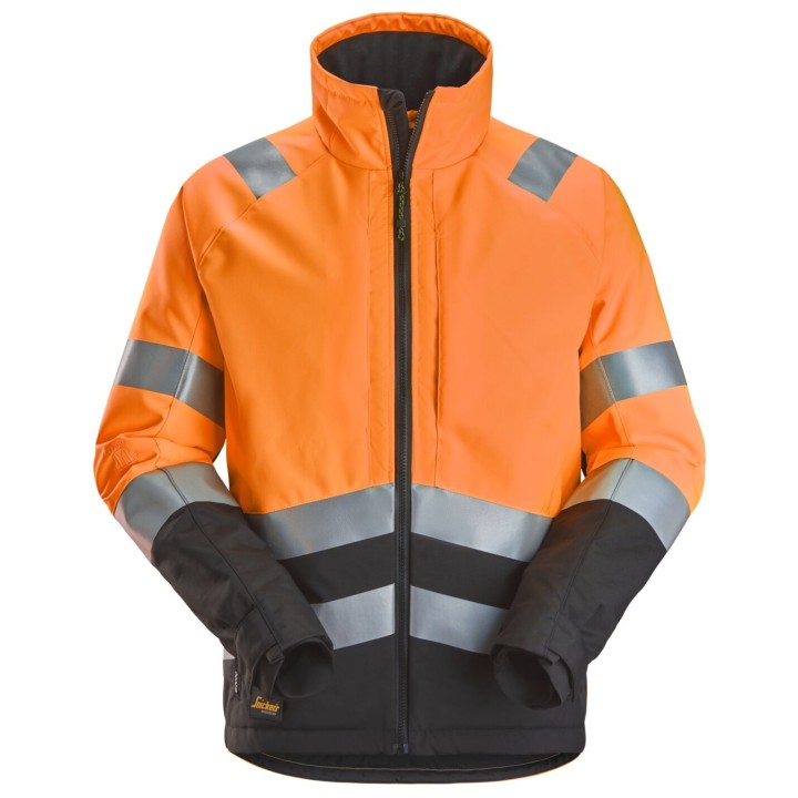 Veste de travail hiver haute visibilité Snickers Workwear HV Veste d'hiver Cl 2/3 1153