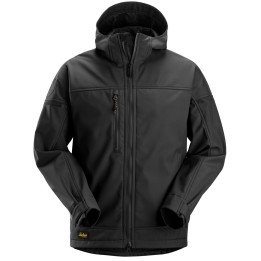 Veste Softshell de travail Snickers Workwear AW Hood SoftS Stretch Jkt 1226