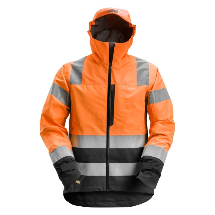 Veste imperméable de travail haute visibilité Snickers Workwear Veste imper. HV, AW CL3 1330