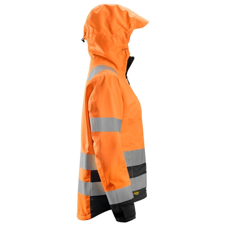 Veste imperméable de travail femme haute visibilité Snickers Workwear Veste imper HV femme CL3 1347