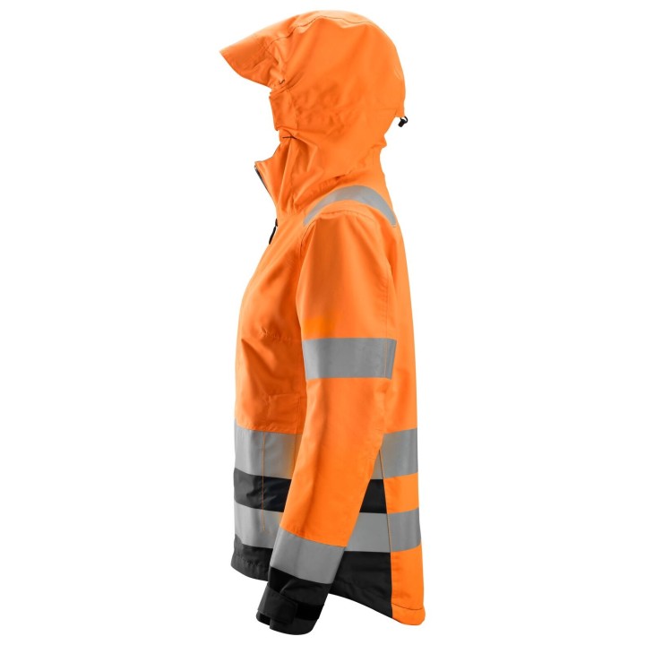 Veste imperméable de travail femme haute visibilité Snickers Workwear Veste imper HV femme CL3 1347