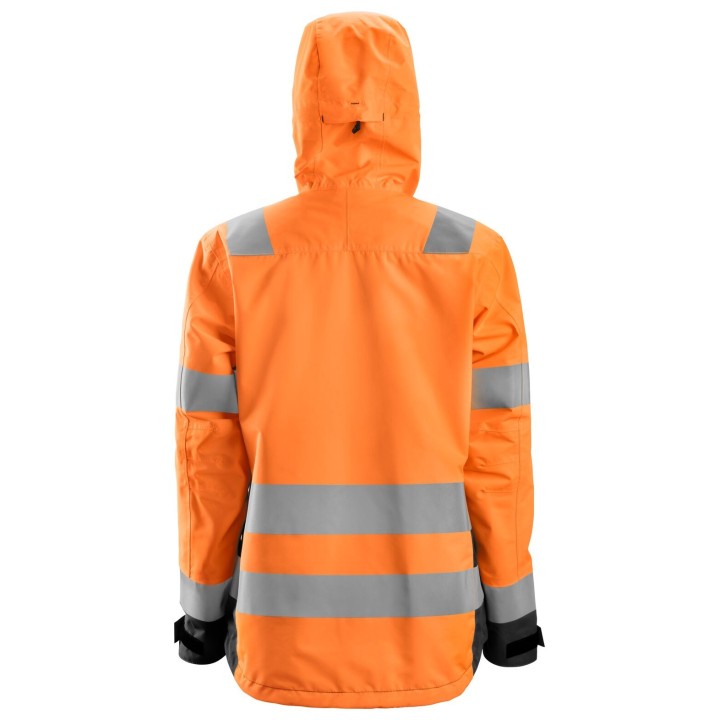 Veste imperméable de travail femme haute visibilité Snickers Workwear Veste imper HV femme CL3 1347