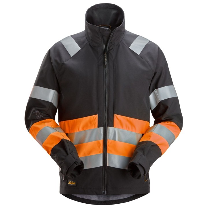 Veste de travail non doublée haute visibilité Snickers Workwear HV Veste Cl 1 1534