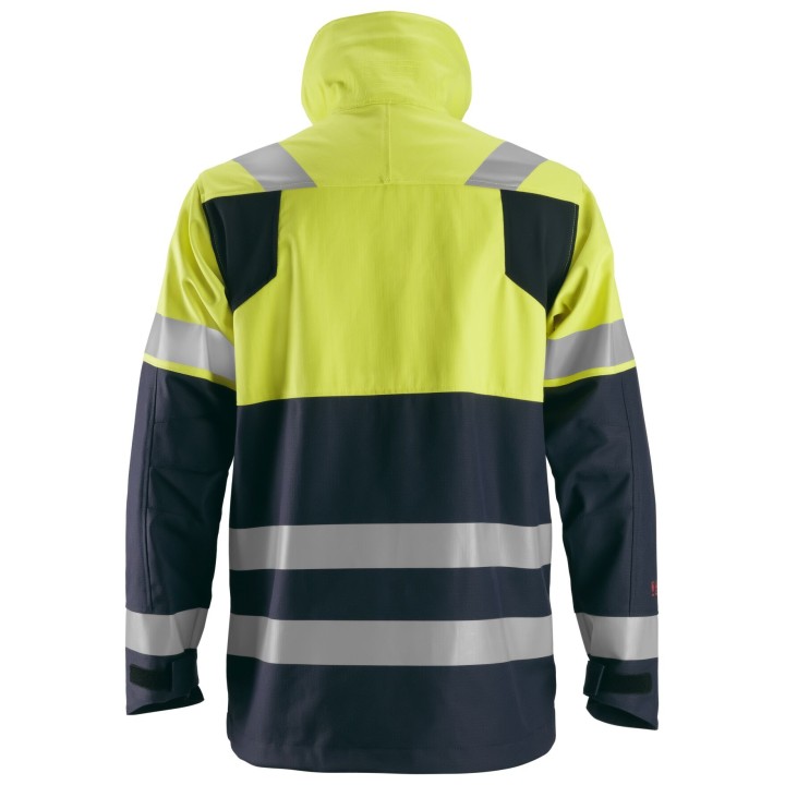Veste imperméable de travail haute visibilité Snickers Workwear PW,Veste protection CL1 1560