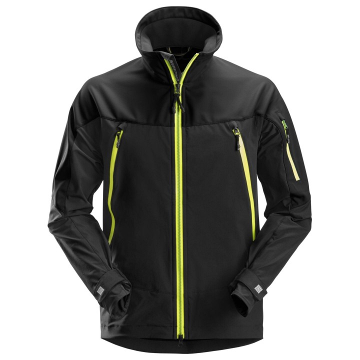 Veste Softshell de travail haute visibilité Snickers Workwear Veste softsh. stretch FW 1940