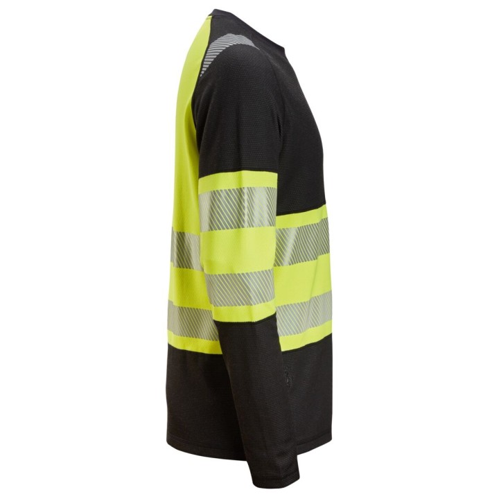 T-shirt de travail Snickers Workwear T-shirt HV Long-Man Cl1 2430