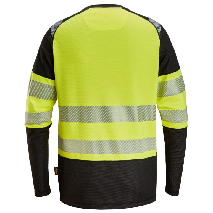 T-shirt de travail Snickers Workwear T-shirt HV Long-Man Cl1 2430