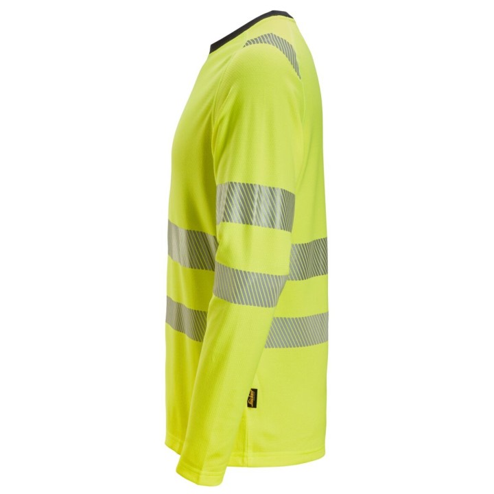T-shirt de travail Snickers Workwear T-shirt HV Long-Man Cl3 2431