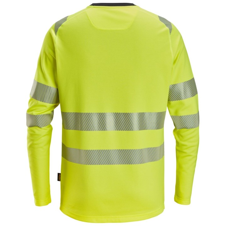 T-shirt de travail Snickers Workwear T-shirt HV Long-Man Cl3 2431