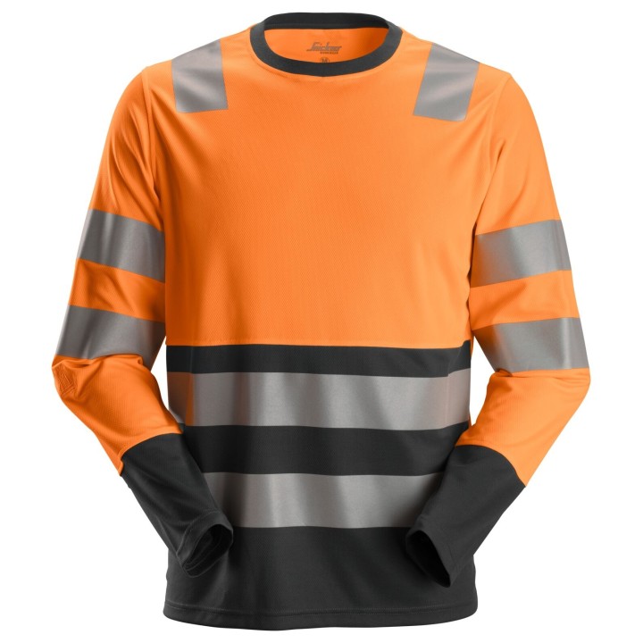 T-shirt de travail Snickers Workwear T-shirt HV Lon-Man CL2 2433