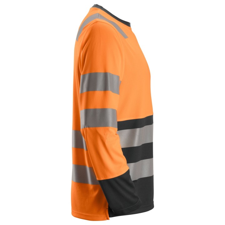 T-shirt de travail Snickers Workwear T-shirt HV Lon-Man CL2 2433