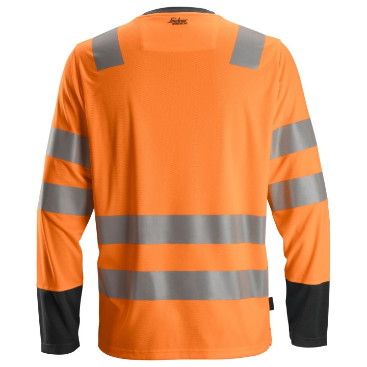 T-shirt de travail Snickers Workwear T-shirt HV Lon-Man CL2 2433