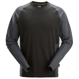 T-shirt de travail Snickers Workwear T-SHIRT BICOLOR LONG SLV 2450