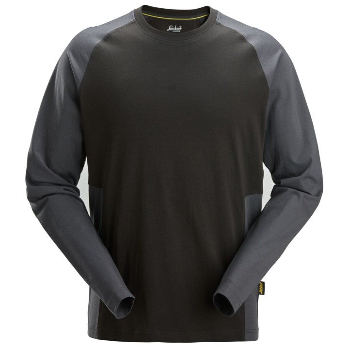 T-shirt de travail Snickers Workwear T-SHIRT BICOLOR LONG SLV 2450