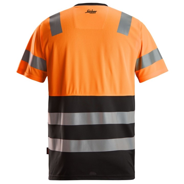 T-shirt de travail Snickers Workwear T-Shirt HV Cl1 2535