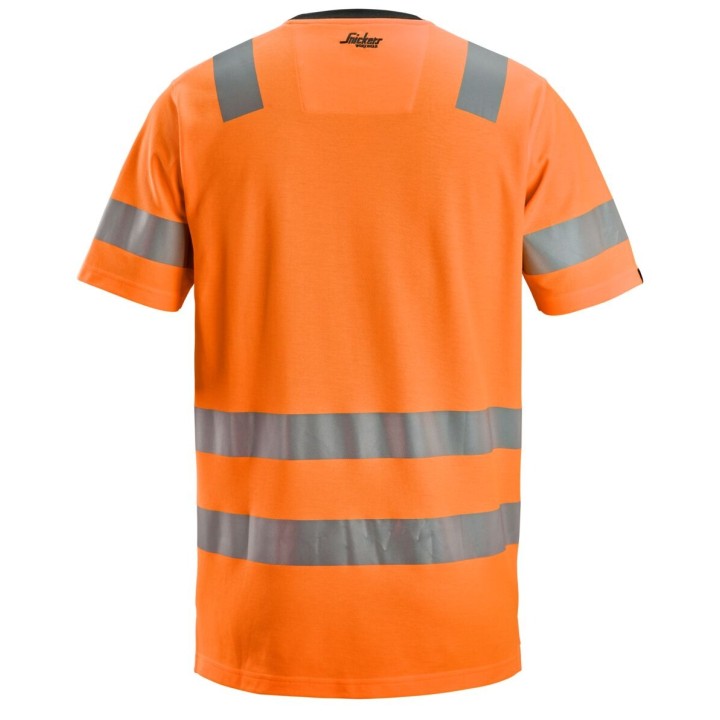 T-shirt de travail Snickers Workwear T-Shirt HV Cl2 2536