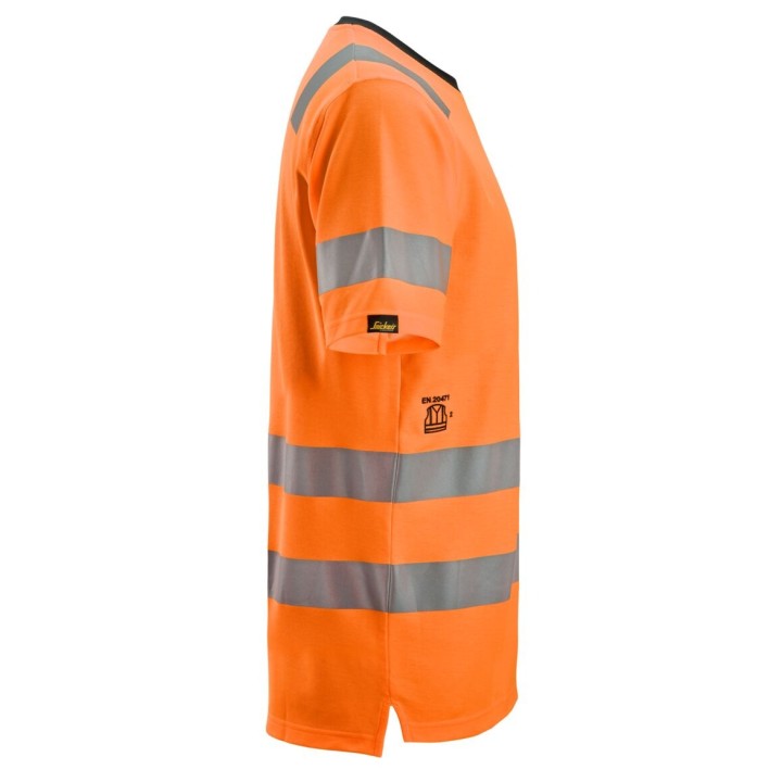 T-shirt de travail Snickers Workwear T-Shirt HV Cl2 2536