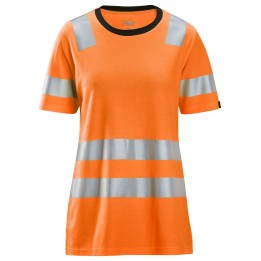 T-shirt de travail Snickers Workwear HV CL 2 Women's T-Shirt 2537