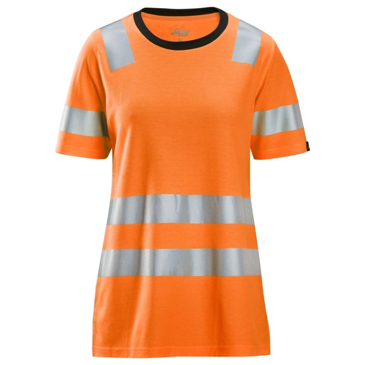 T-shirt de travail Snickers Workwear HV CL 2 Women's T-Shirt 2537