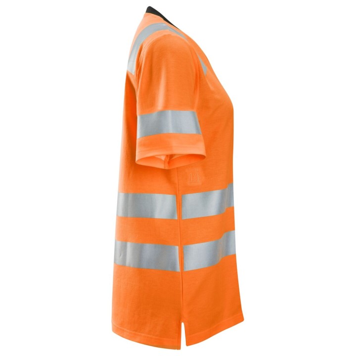 T-shirt de travail Snickers Workwear HV CL 2 Women's T-Shirt 2537