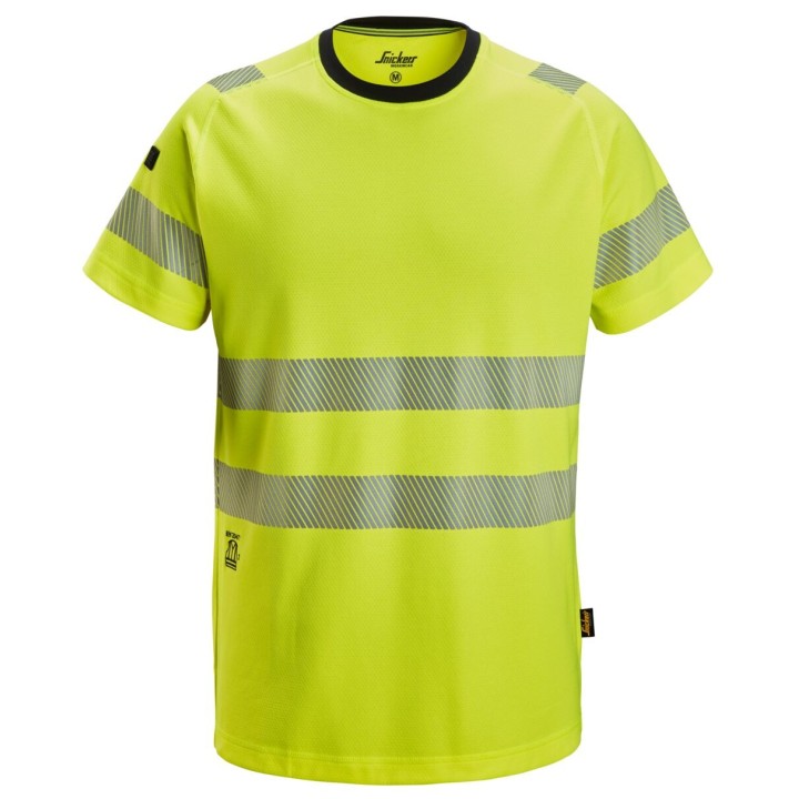 T-shirt de travail Snickers Workwear T-Shirt HV Cl2 2539