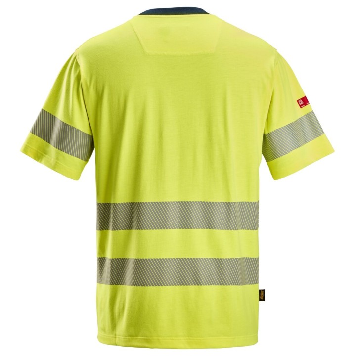 T-shirt de travail Snickers Workwear PW SS T-SHIRT HV CL3 2562