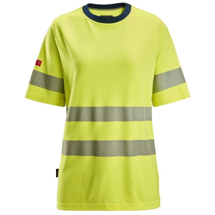 T-shirt de travail Snickers Workwear PW, W SS T-Shirt, HV Cl2 2567
