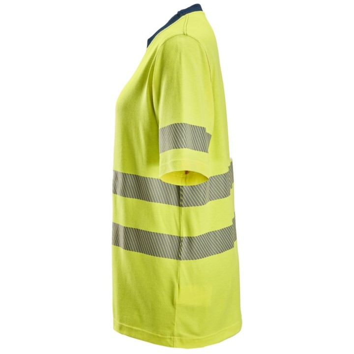 T-shirt de travail Snickers Workwear PW, W SS T-Shirt, HV Cl2 2567