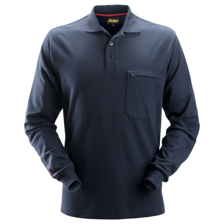Polo de travail Snickers Workwear PW, Polo manches longues 2660