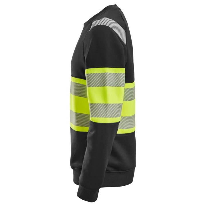 Sweat-shirt de travail Snickers Workwear HV Cl 1 Sweatshirt 2830
