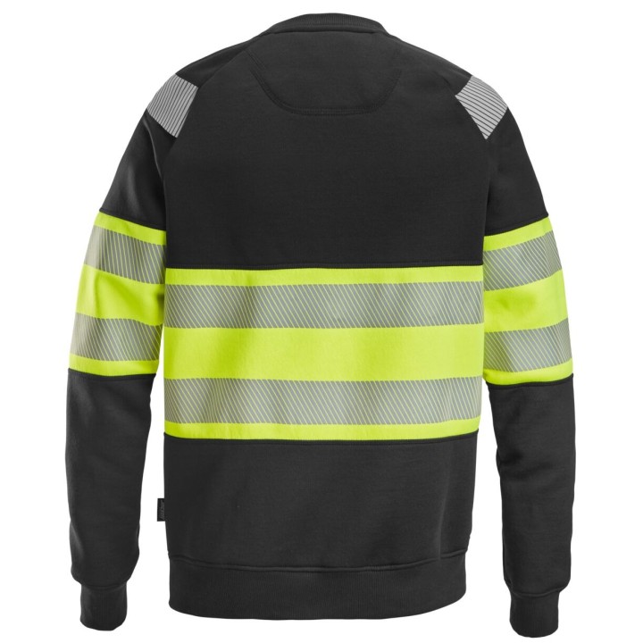 Sweat-shirt de travail Snickers Workwear HV Cl 1 Sweatshirt 2830