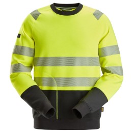 Sweat-shirt de travail Snickers Workwear HV Cl 2 Sweatshirt 2831
