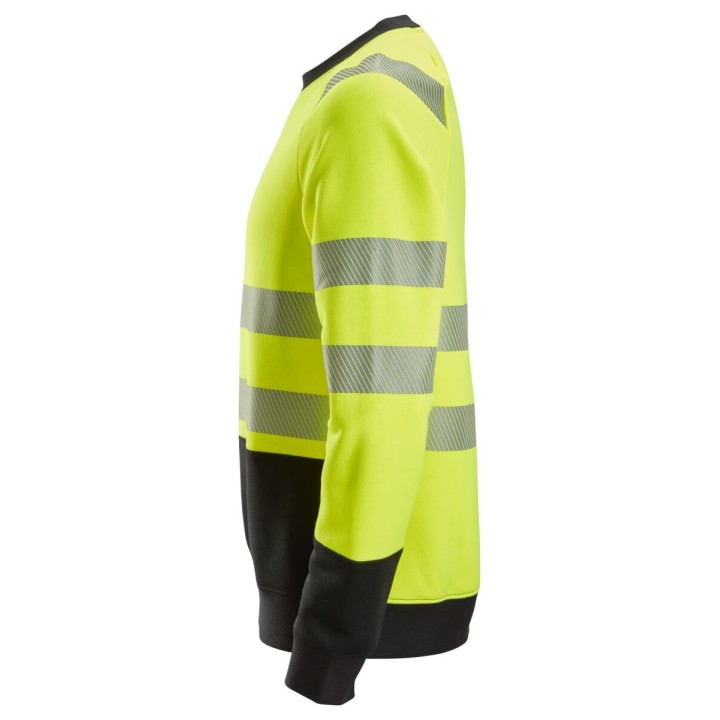 Sweat-shirt de travail Snickers Workwear HV Cl 2 Sweatshirt 2831
