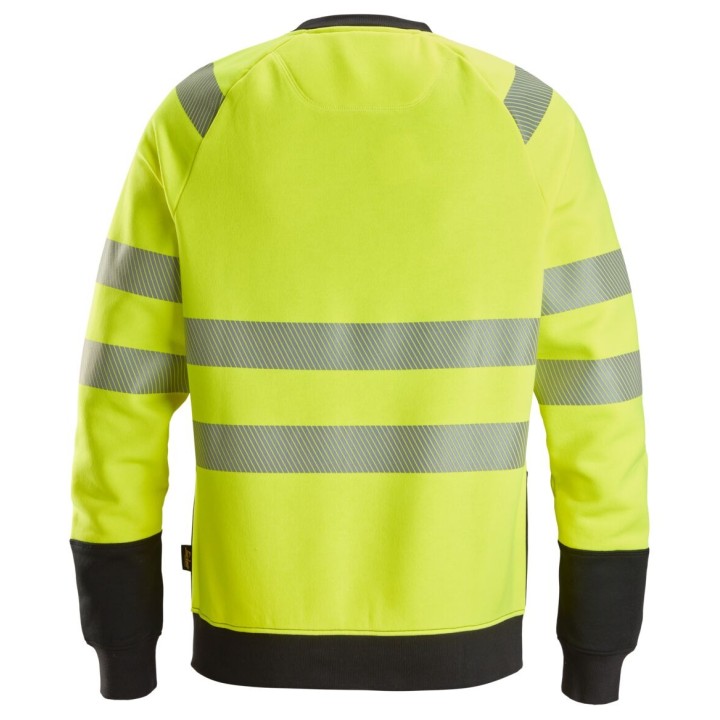 Sweat-shirt de travail Snickers Workwear HV Cl 2 Sweatshirt 2831