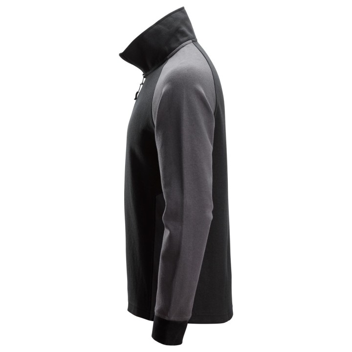 Sweat-shirt bicolore demi-zippé Snickers Workwear 2841