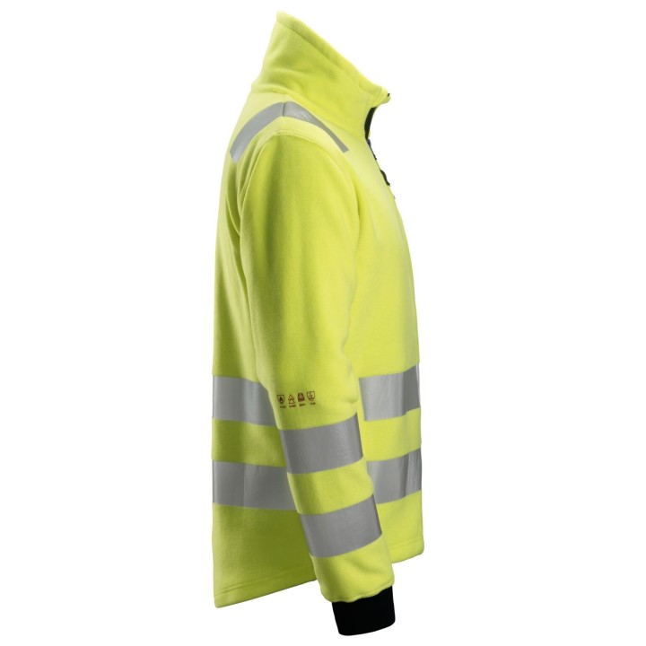 Polaire de travail haute visibilité Snickers Workwear PW, Veste en fleece, CL3 2860