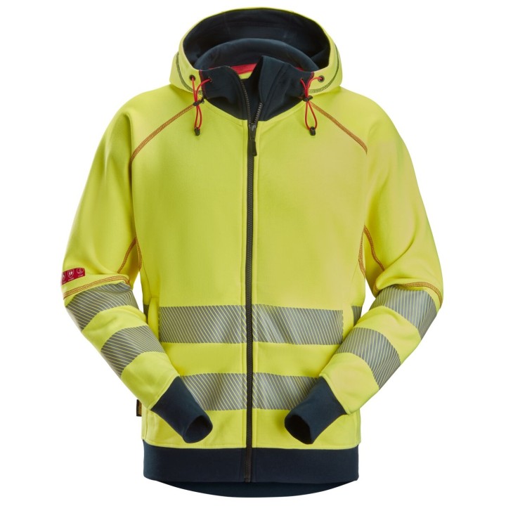 Sweat-shirt de travail Snickers Workwear PW, ARCFZ HDIE HV CL3 2866