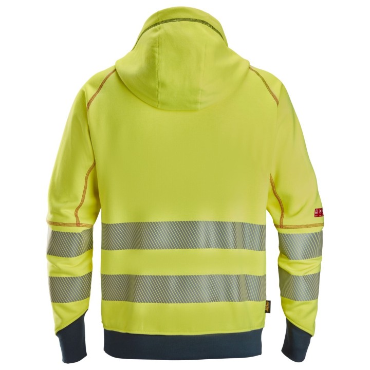 Sweat-shirt de travail Snickers Workwear PW, ARCFZ HDIE HV CL3 2866